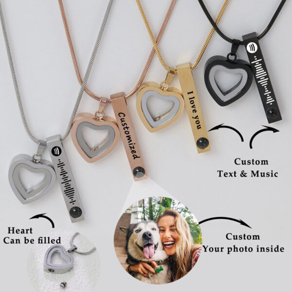 Customized Design of Bone Ash Necklace Pattern