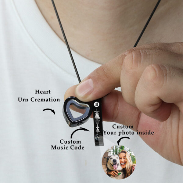 Customized Design of Bone Ash Necklace Pattern - Image 2