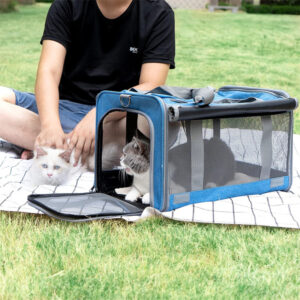 Large-capacity double cat handbag