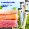 Salmon cat strips