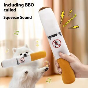 Simulated cigarette plush toy