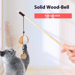 Wooden Cat Stimulation Stick
