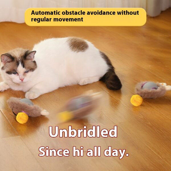 Automatic plush cat toy ball - Image 2