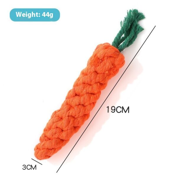 Carrot woven with cotton rope - Image 4