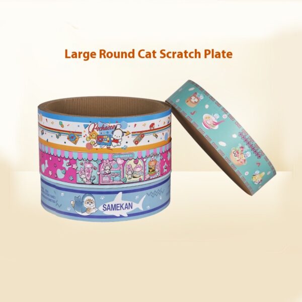 Round basin-shaped cat scratching board - Image 2
