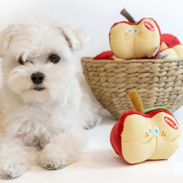 Food-hiding Toy in the Shape of an Apple - Image 2