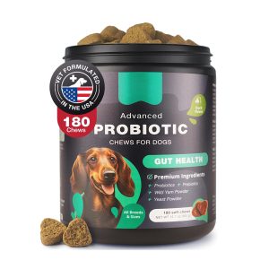 Pet probiotic chewable tablets