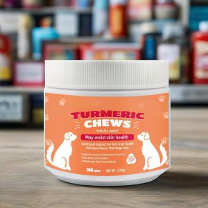 Chewable turmeric tablets