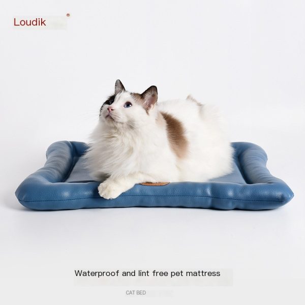 High end leather cat pad